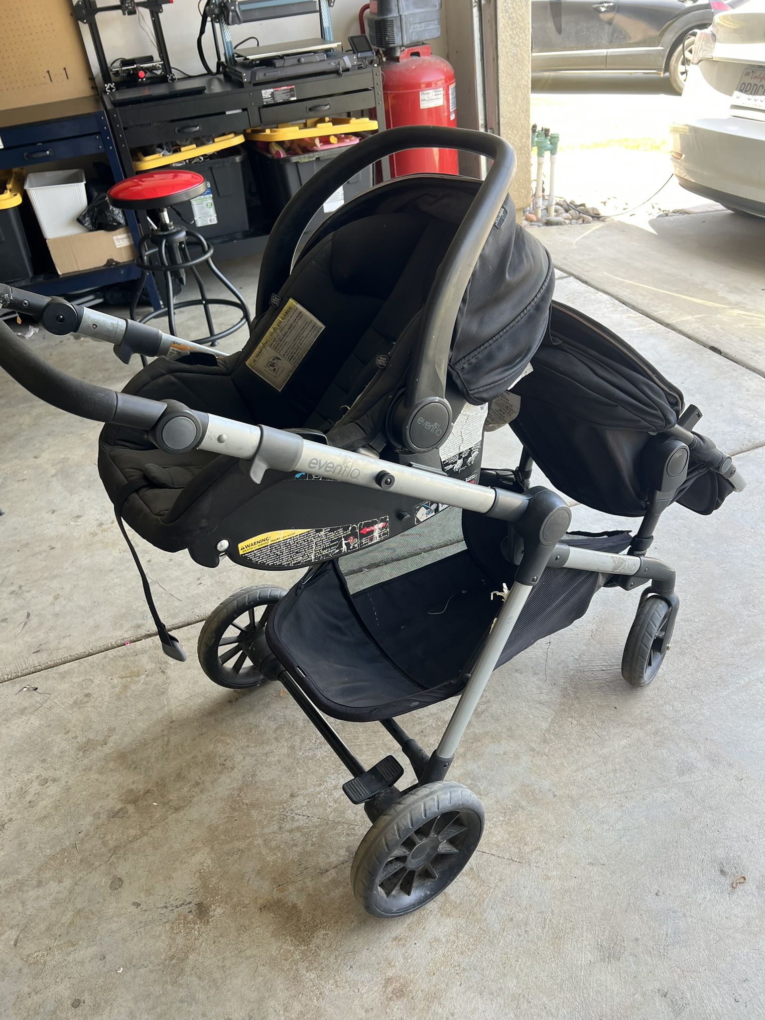 Car Seat Stroller With Toddler Seat