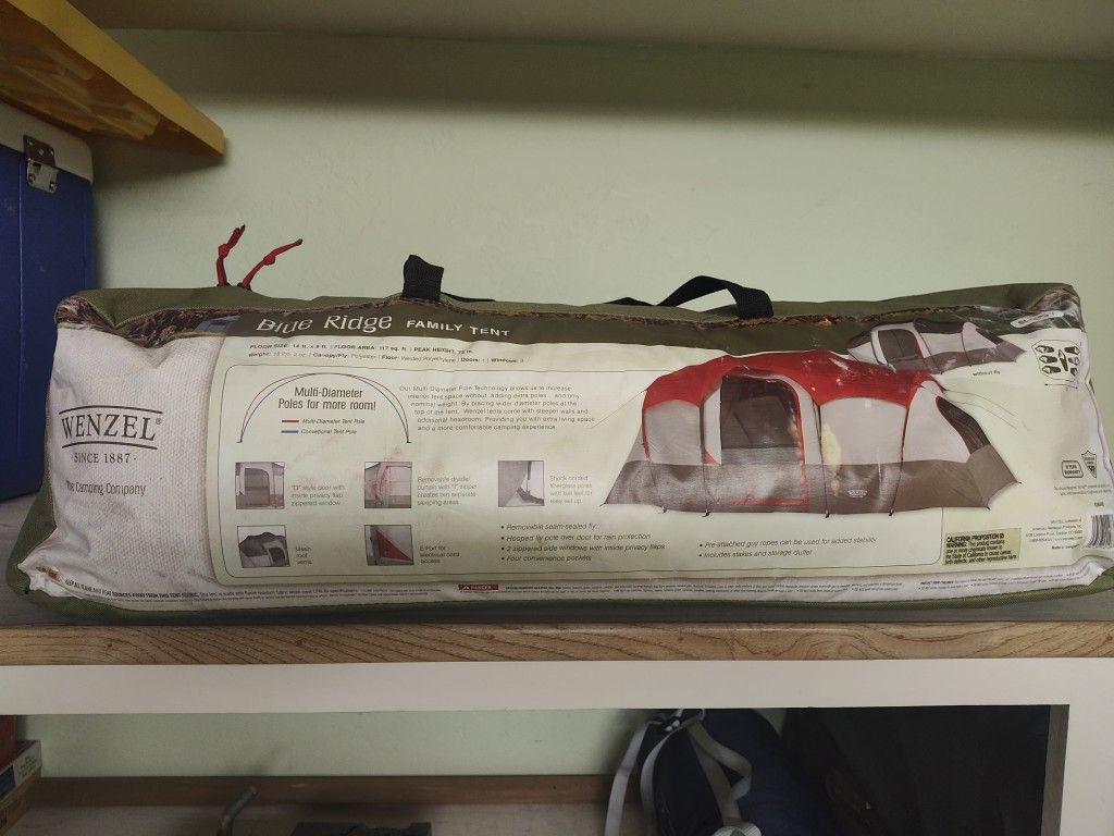 Wenzel Blue Ridge Family Tent Sleeps 7