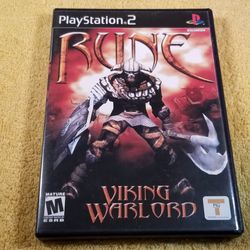 RUNE VIKING WARLORD PS2 GAME