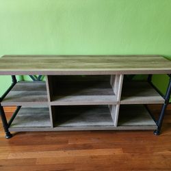 Awesome Wood Grain Finish TV Stand .. Delivery Available !!