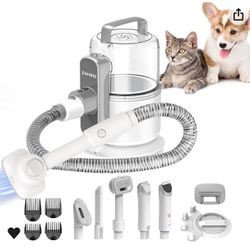 New Pet Grooming Vacuum, Dog Grooming Kit with 3 Suction Modes, Large Capacity Dust Cup, for Shedding,