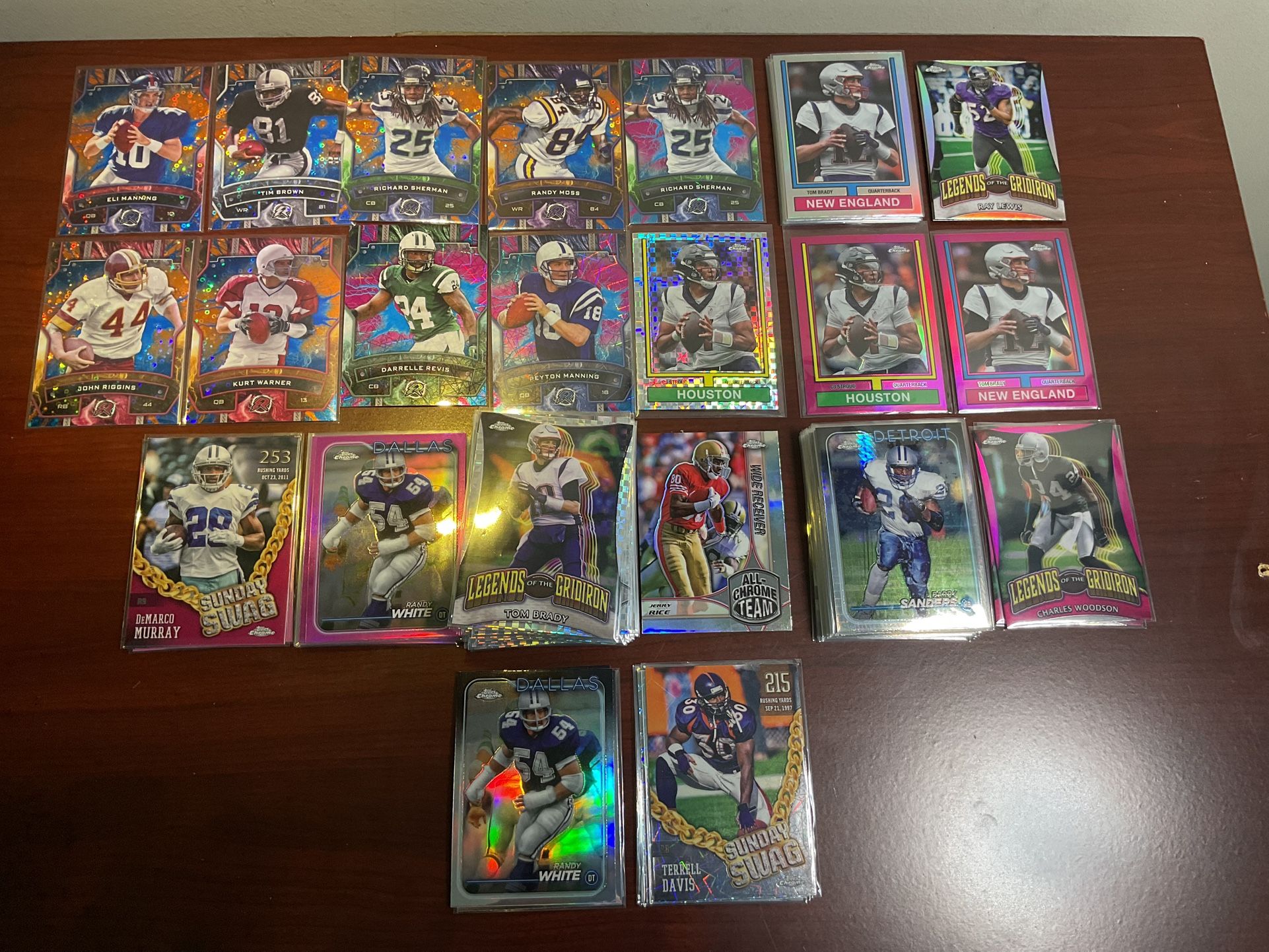 2024 Topps Chrome And Resurgence Football Lot
