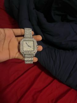 Cartier Santos Iced Out