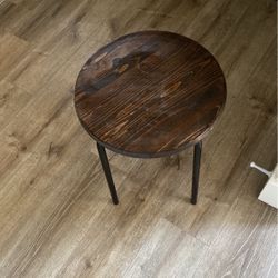 Wood Side Table