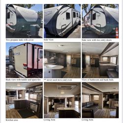2017 Forest River Sonoma travel trailer Explorer edition 27 foot bunk house $30k obo  