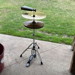 High Hat With Cymbals And Cowbell 