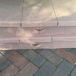 STORAGE BINS UNDER THE BED ORGANIZER SOFT PINK SET OF 2