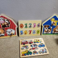 4 Melissa And Doug Puzzles 