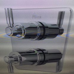 PFISTER HILLSTONE PRESSURE  PRESSURE BALANCE VALVE TRIM ONLY WITH DOUBLE LEVER HANDLE AND INTEGRATED DIVERTOR-LESS VALVE