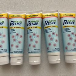 NEW & SEALED Living Well Topical Cream For Sore Muscles And Joints