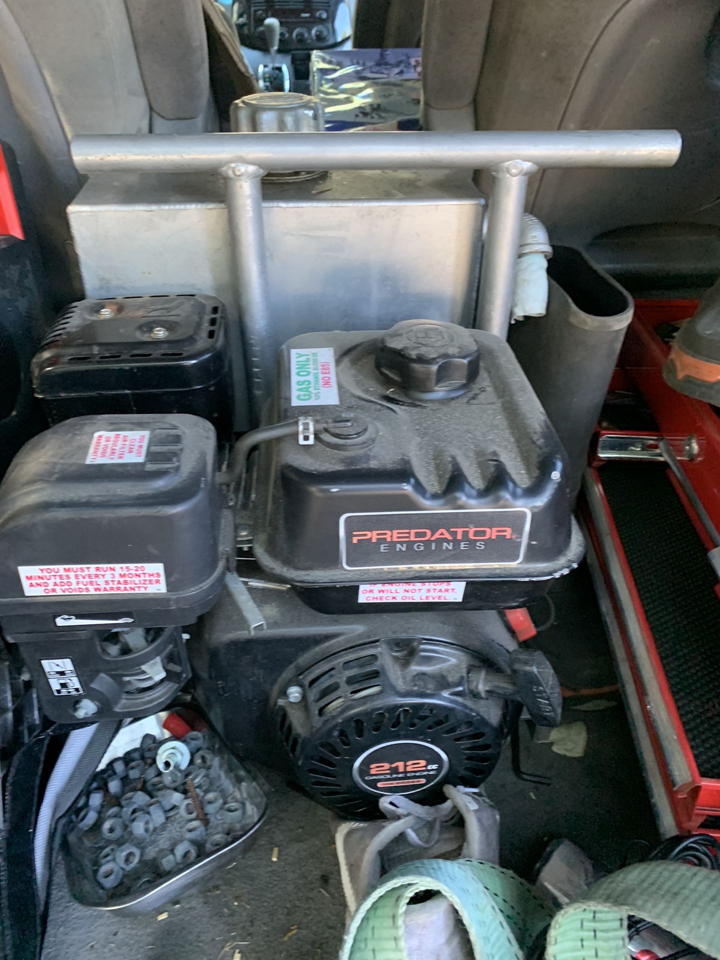 Predator hydraulic Engine. Crab Davit, 10 Inch Crab Block