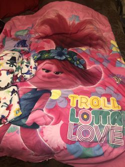 Troll toddler bedding set