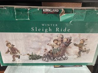 Winter Sleigh Ride Christmas Decoration