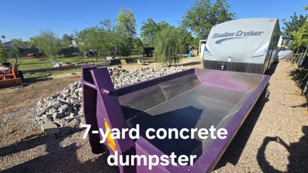 7-Yard Concrete Dumpster 