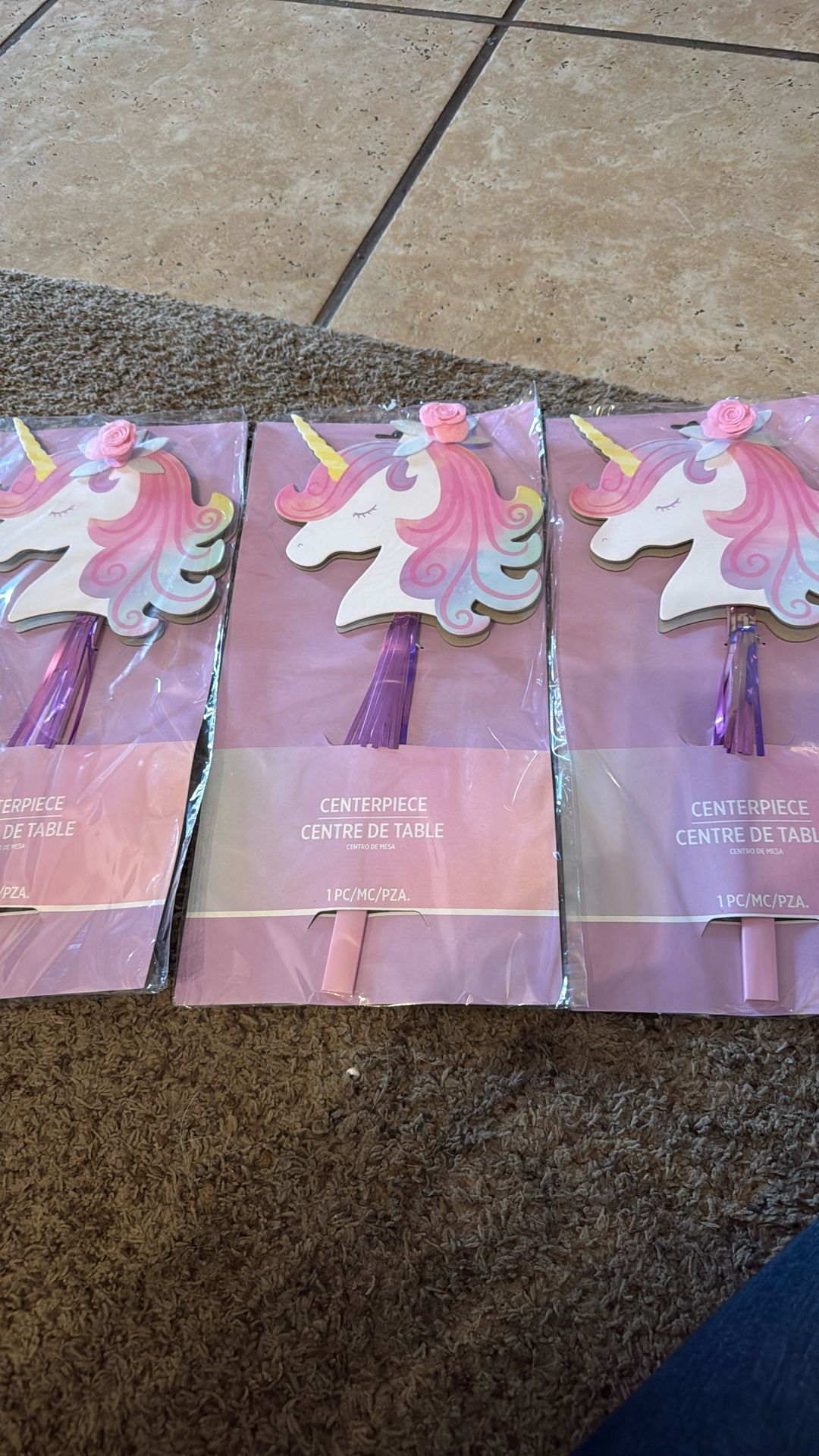Unicorn Centerpiece Pick