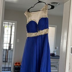 Royal Blue Dress 