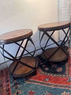 Rustic side tables