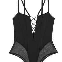 Victoria’s Secret VERY SEXY Lace-Up Corset Teddy *MSRP $80 in size S/P