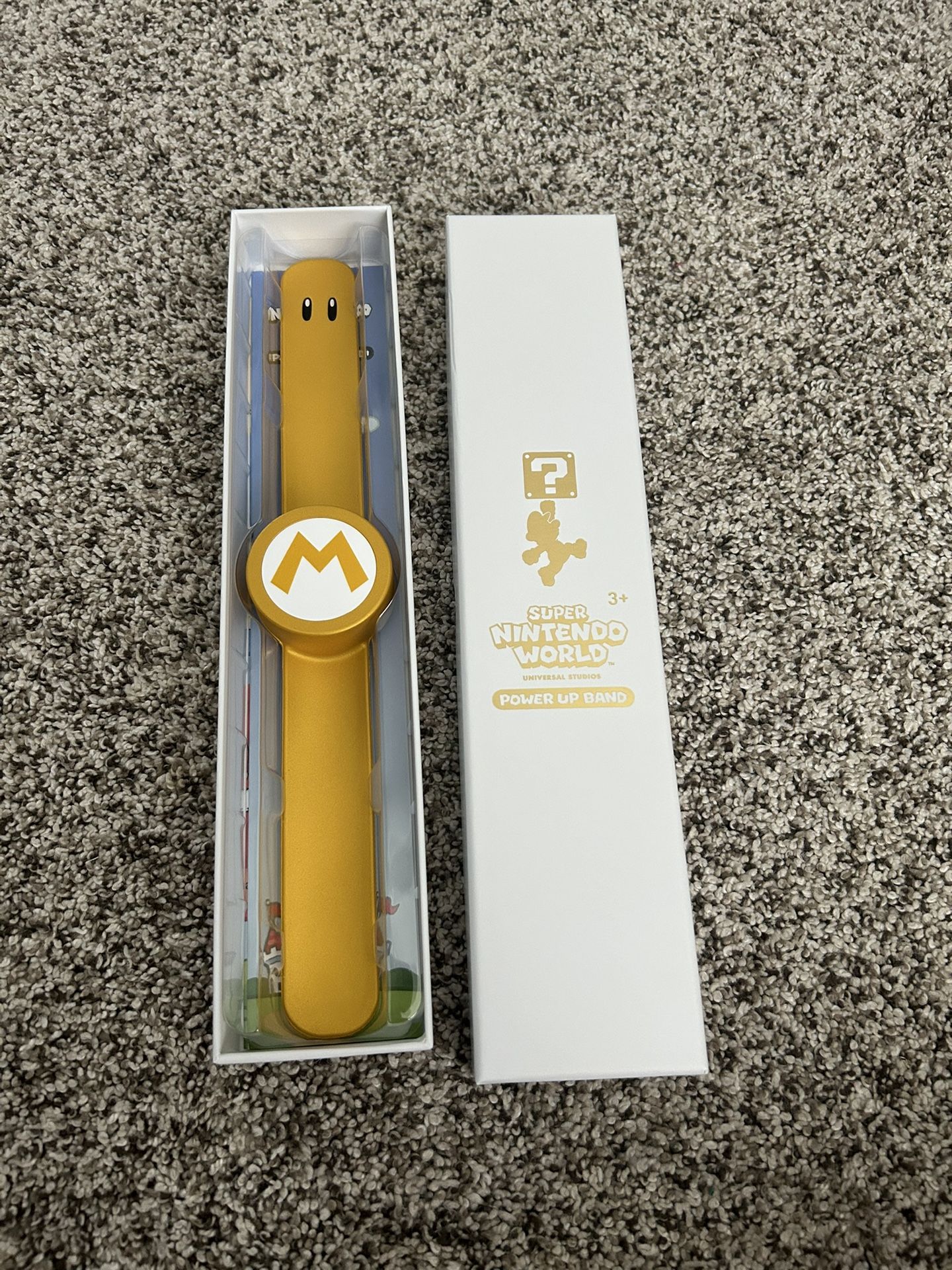 Limited Edition Super Nintendo World Mario Gold Power Up Band