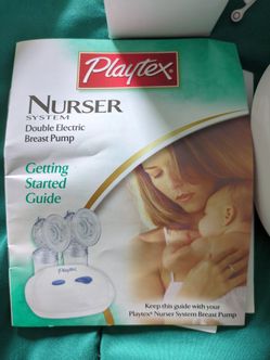 Double electric breast pump