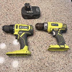 Ryobi 18 V Drills