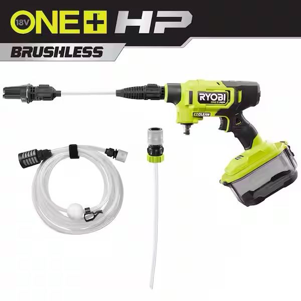RYOBI ONE+ HP 18V Brushless EZClean 600 PSI 0.7 GPM Cordless Cold Water Power Cleaner (Tool Only)