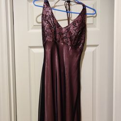 Halter Neck Evening Gown