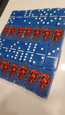 Chicago bears domino set
