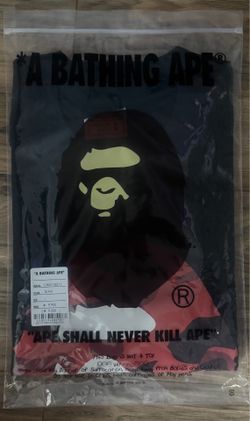 Bape shirt: size L