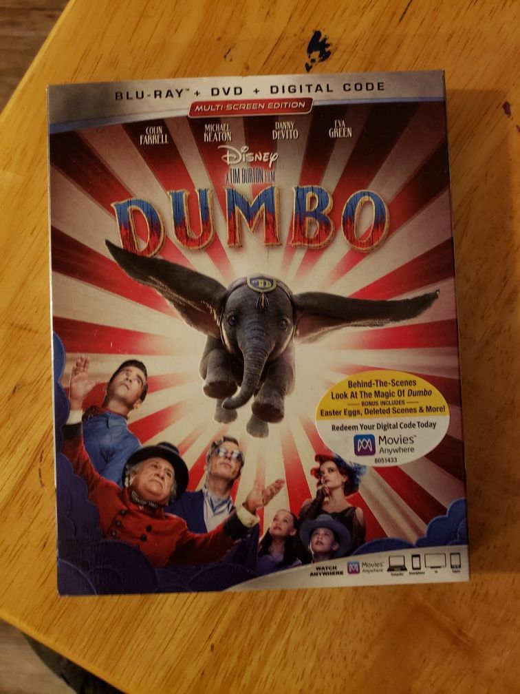 Dumbo blu ray