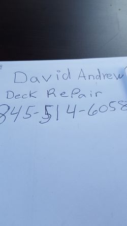 Deck repair