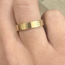 18k Italian Gold Cartier Band/Ring