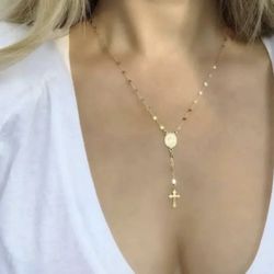 N3- Beautiful Necklace Cross, Pendant ,Religious! .