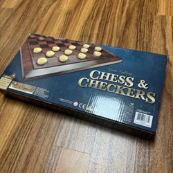 Chess & Checkers Board