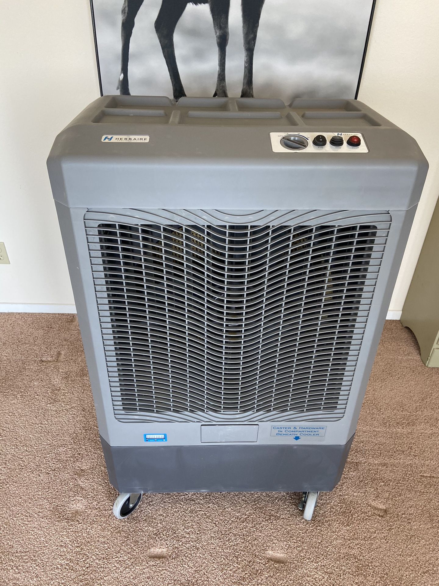 Hessaire MC61M 5,300 CFM 3Speed Portable Evaporative Cooler for Sale