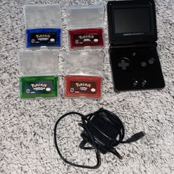 Gameboy Advance With 6 Games