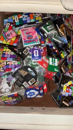 FIFA key chains, magnets, pin and stickers