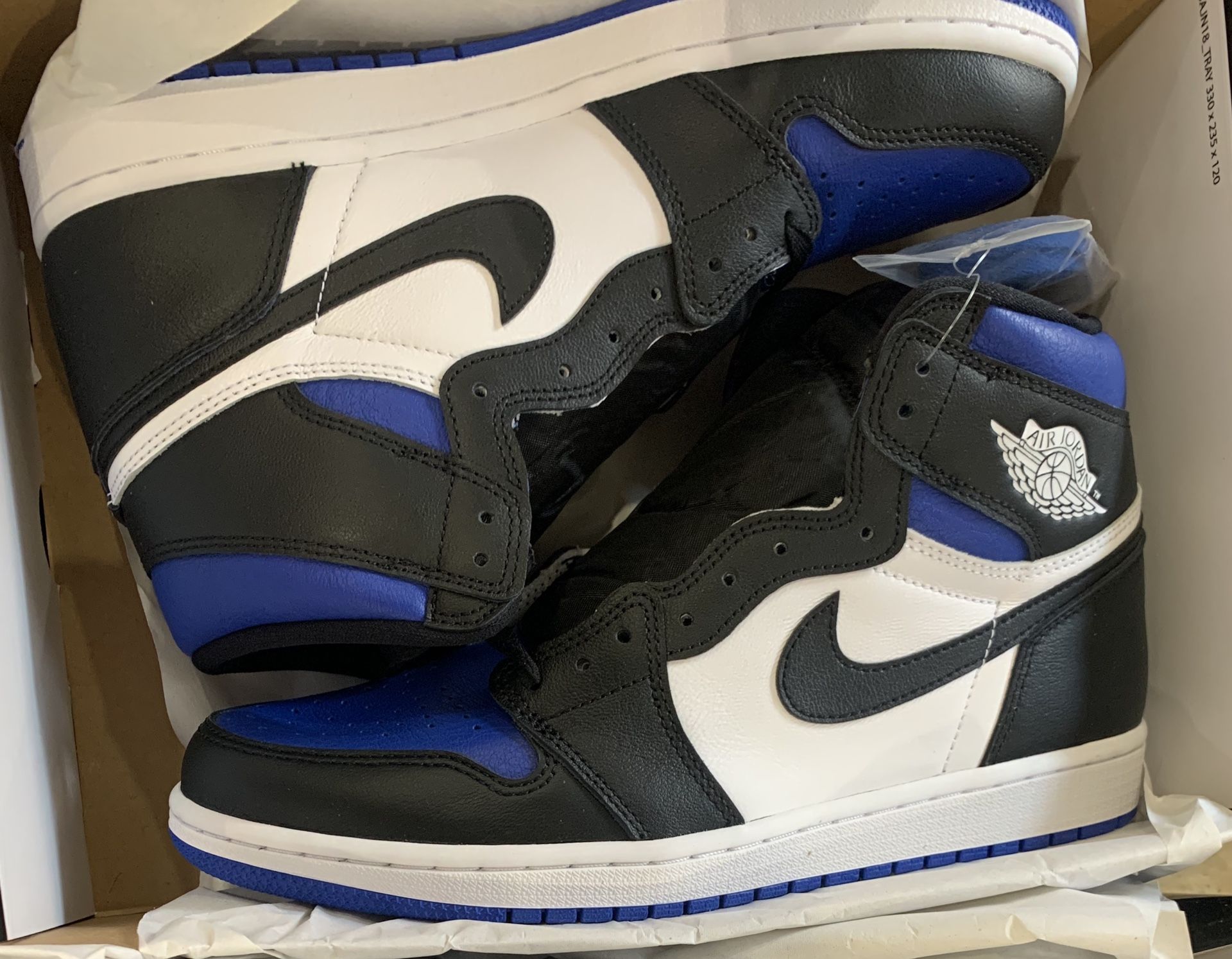 Jordan 1 royal toe