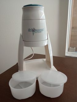 Snow cone - ice shaver