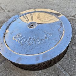Edelbrock Air Cleaner Classic Vintage Antique Car Truck Hotrod Custom