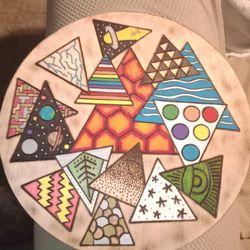 Abstract Geometrical Woodburn