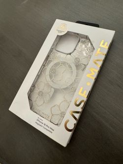 New Casemate transparent floral case for iPhone 16 Pro Max