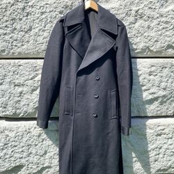 Men’s Black AllSaints Long Coat