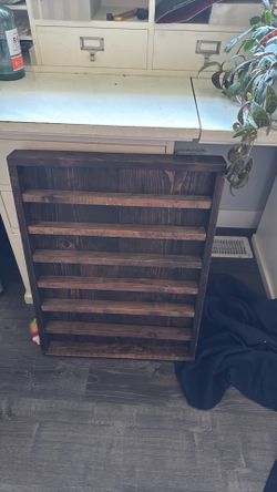 Solid wood shelf