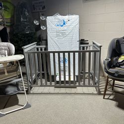 Crib and Mattress
