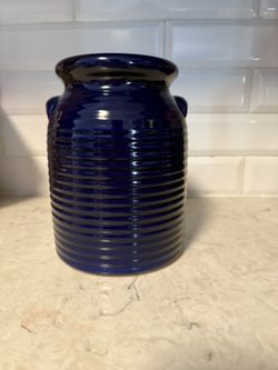Dark Blue Vase