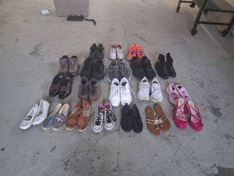 Used shoes brands like Adidas,  converse , brooks etc.