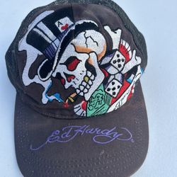 Vintage Ed Hardy trucker Hat 