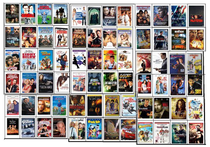 Various DVD Movies -$5 Each