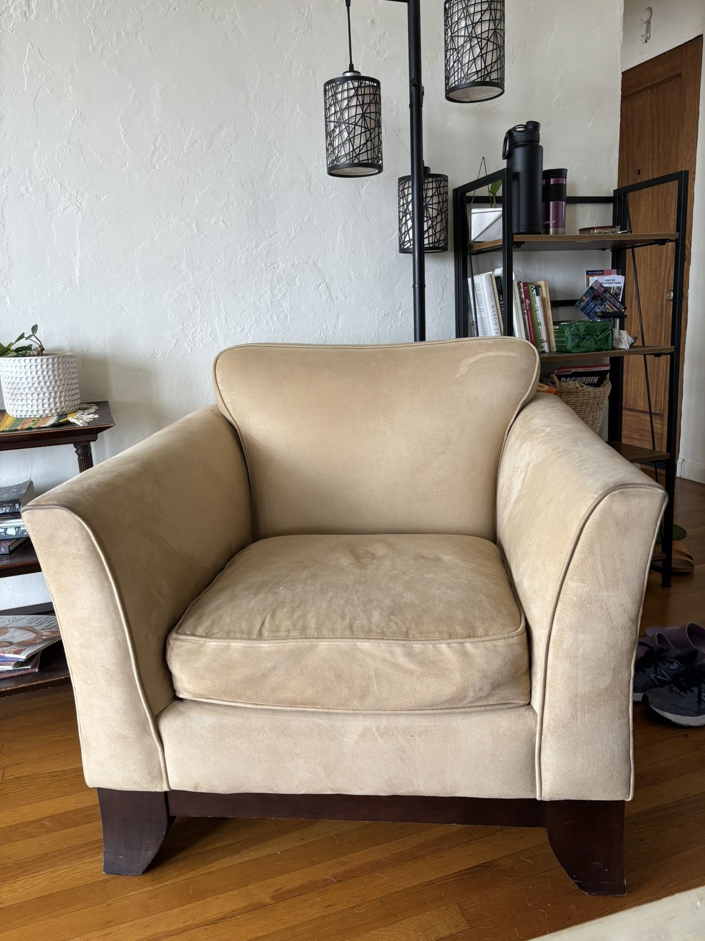 Comfy Tan Armchair